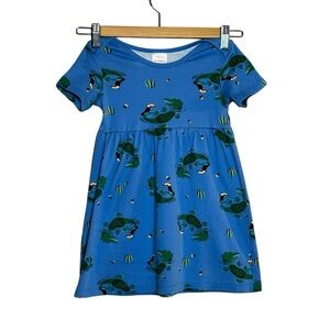 Hanna Andersson Aligator kids Dress SZ. 3T